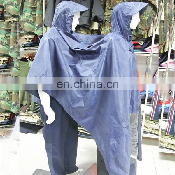 100% Waterproof Pvc Polyester Rain Poncho Plus With Custom Logo photo-3