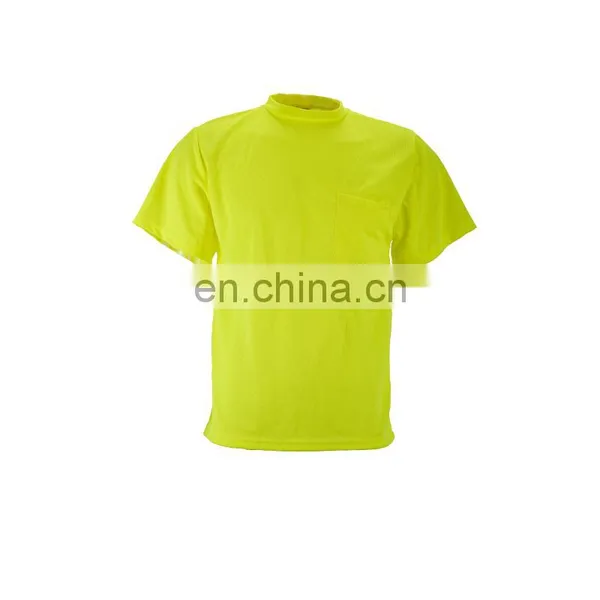 Hi Vis Blue Cheap Safety Reflective T-shirts With Customer Logo photo-3