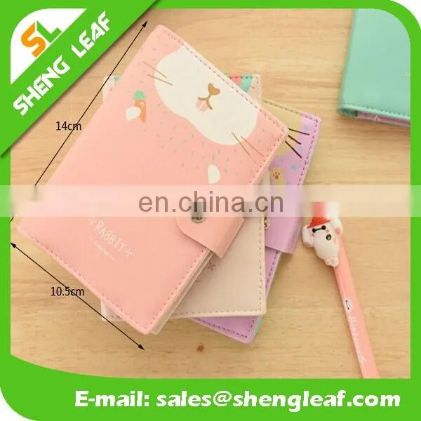 Lovely Notebook of Face With Exquisite Notebook Leather Notes Blank Diary Notebook photo-4