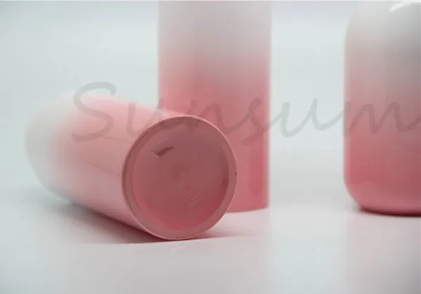 Gradually Changing Color PET Plastic Set Lotion Jar and Bottle photo-2