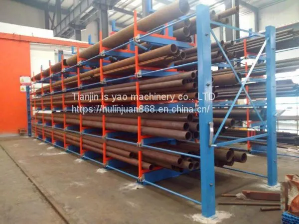 How Steel Tube in the Workshop Covers an Area of Less Neat Use Telescopic Cantilevered Steel Shelves photo-5