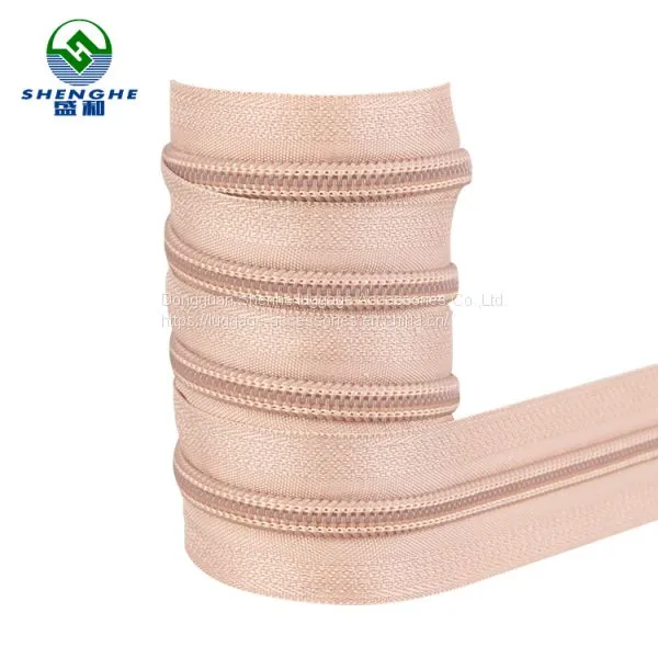 Upscale Travel Suitcase Accessories and Bag Parts Gold Teeth 5 10 Plain Long-shaped Zipper photo-2