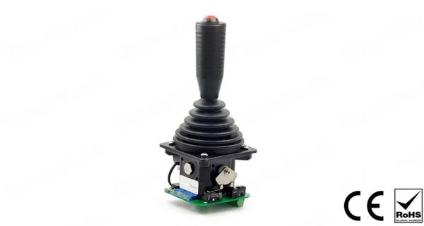 RunnTech Single-axis Industrial Joystick with Center Detect & Directional Micro-switches