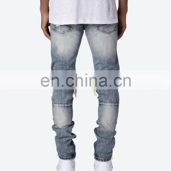 DiZNEW Custom 100% Cotton Jeans Trousers Men's Jeans Pants Crush Jeans photo-6