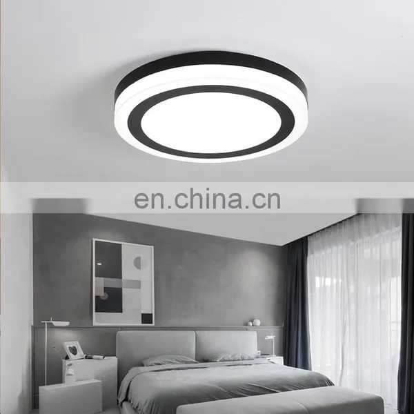 Creative Round Atmosphere LED Ceiling Light Modern Simple Living Room Lamps for Bedroom Study Room photo-4