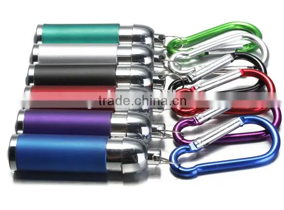 Portable Mini 1 LED Flashlight With Keychain for Promotion photo-3