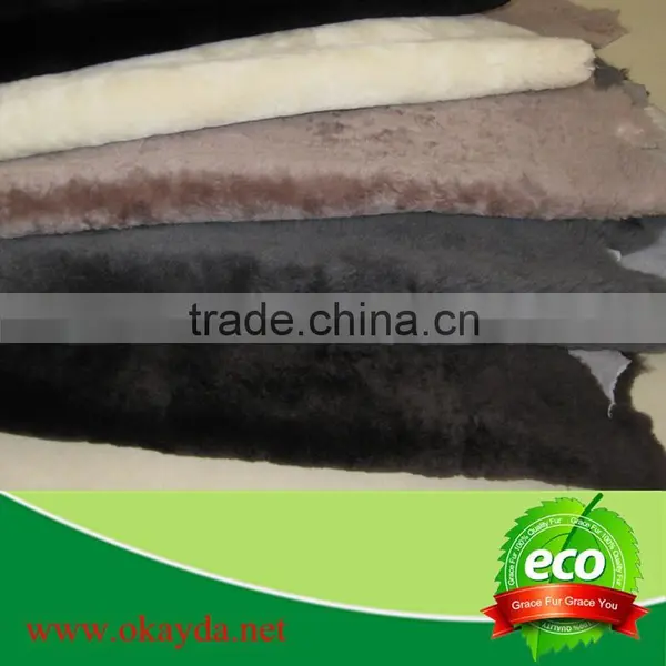2015 Hot Sale Soft Sheepskin Lining for Boots Soft Sheepskin Jacket Lining photo-3