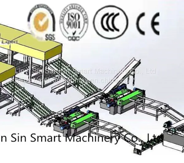 Plywood Log Debarker Shaving Machine, Veneer Peeling Machine, Plywood Making Machine Line photo-3