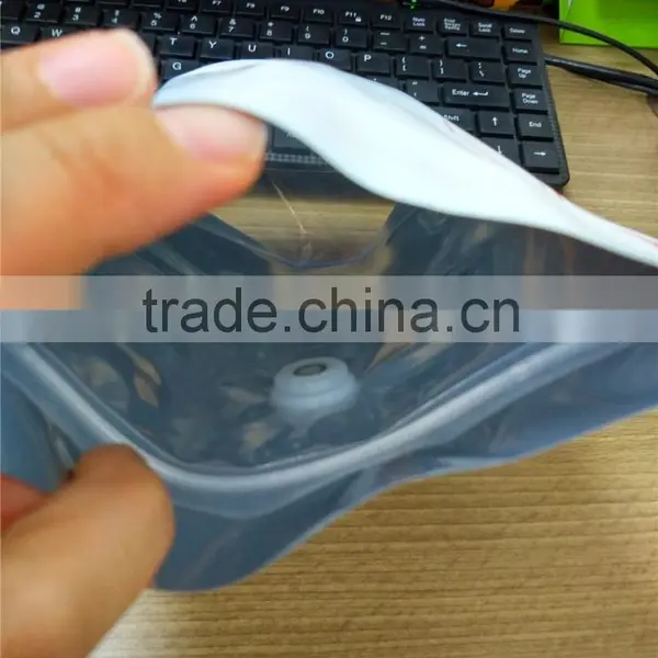 Aluminum Foil Metalized Stand up Zipper Pouch for Sports Energy Food With Valve photo-4