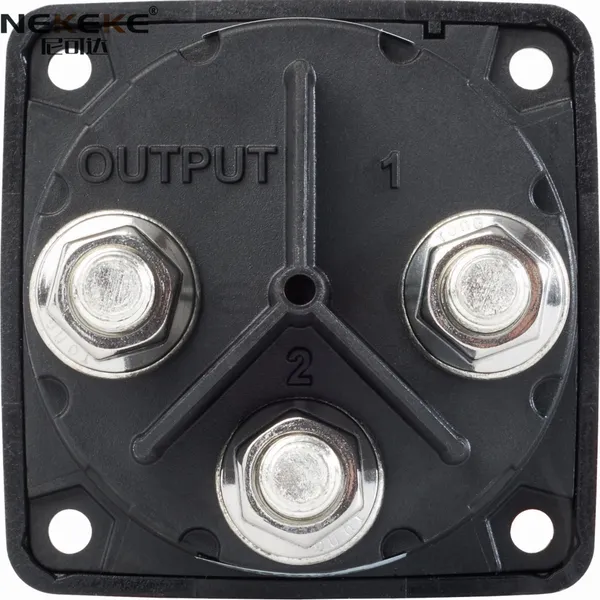 NEKEKE MT084 300A Auto Selector 3 Position Blue Sea 6008 Battery Switch For Marine Boat Yacht Car photo-4