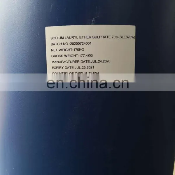 Sodium Lauryl Ether Sulphate SLES70% CAS 68585-34-2 Surfactant photo-3