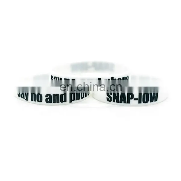 Factory Price Debossed Silicone Bangle Bracelet With Custom Logo photo-5