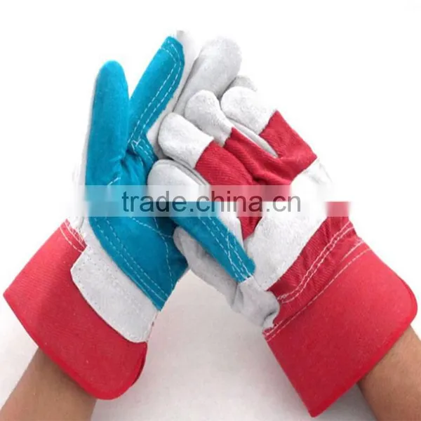 Lowest Price Leather Safety Rigger Gloves With High Quality