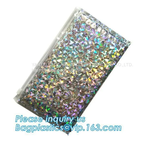SLIDER ZIPPER BUBBLE POUCH, PADDED MAILER, ENVELOPES, PROTECTIVE, JEWELRY, BEAUTY SAFE STORAGE photo-5