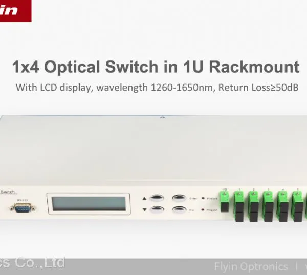 0.25mm 0.9mm Fiber Optic 2x2 Passive Mechanical Optical Switch With SC FC LC ST Connector photo-5
