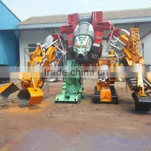 Ironhide Large Outdoor Sculpture Cartoon Figure Iron Man Sculpture for Public Plaza Exhibition Celebration photo-4