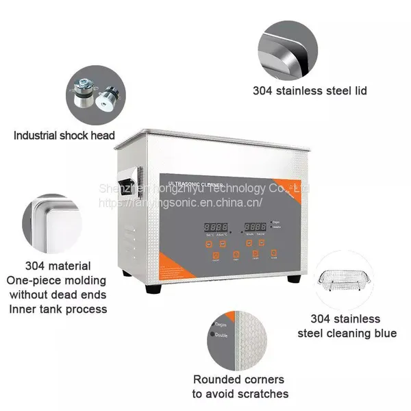 FanYingSonic 4L 180W Ultrasonic Cleaner With Heater Timer Wash Watches Glasses Makeup Brush Jewelry Ring Ultrasound Sonic photo-4