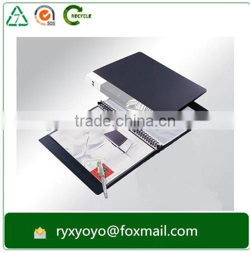 Wholesale 20 Pockets a4 Size Loose-leaf Clear Plastic Display Book With 23 Holes photo-2