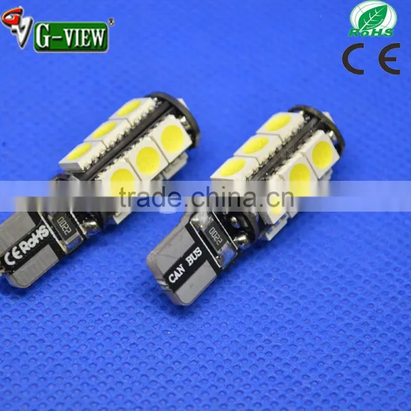 T10 194 Car Led Bulb With 1 Year Warrenty 13smd 5050 T10 Bulb 194 Led photo-4