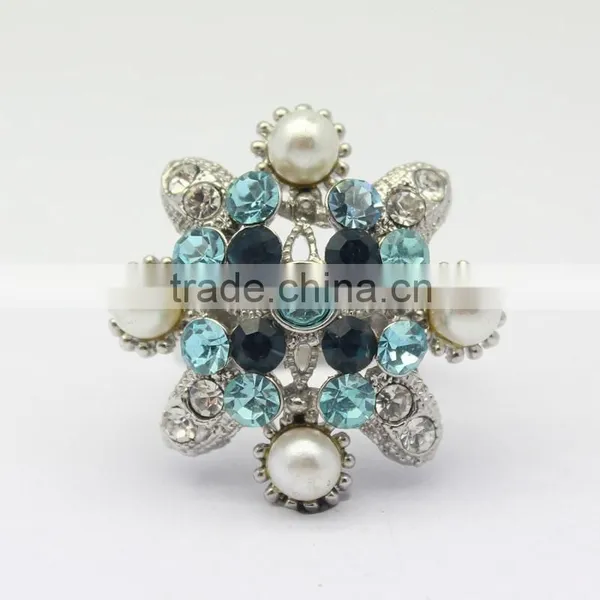Gold Fashion Wedding Jewelry Rings With Diamond Made in Shenzhen photo-3