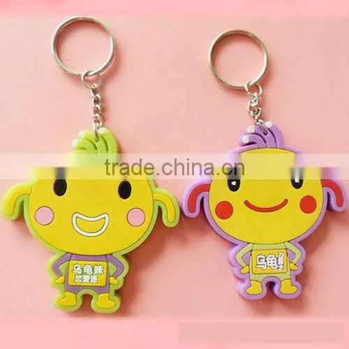 Soft PVC Keychain, 2D Debossed Logo, Free Design Key Chain Keyring photo-2