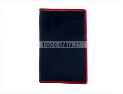 Top Quality Bifold Simple Design Slim Genuine Leather Card Holder photo-2