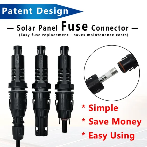 Waterproof Flame Retardant NSPV Solar Combiner Box Inverter Panel Type Fuse Connectors Series photo-4