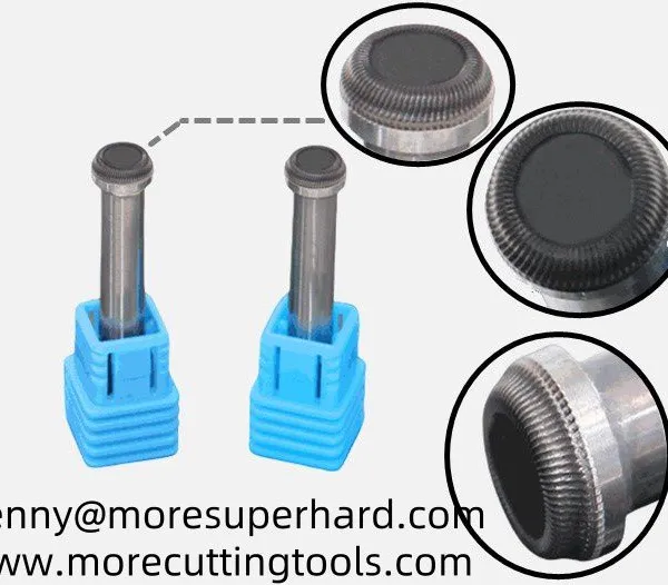 Solid PCD Micro Edge Milling Cutter, PCD Solid Multi-edged Tools photo-2
