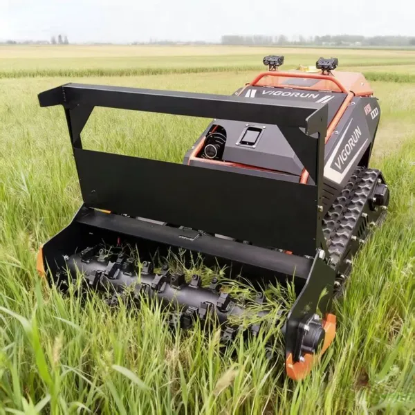 Industrial RC Flail Mower All-Terrain Brush Cutter Gas-electric Heavy-Duty Flail Mower for Slopes Farmland Orchards Vigorun photo-2