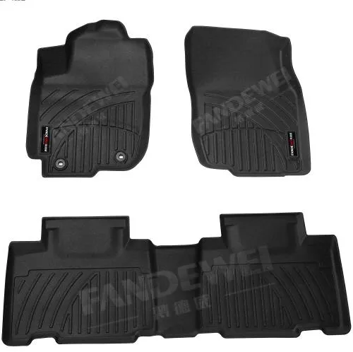 Odorles 3D Auto Carpet Car Floor Mat Luxury Carpet Easy to Clean Anti-slip Makers Custom All Weather Liners Use for TOYOTA RAV4