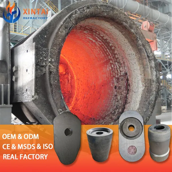 Slag Resistance Ladle Nozzle Slide Gate Plate Alumina Carbon for BOF Converter Steel Plant