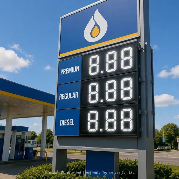 Commercial Wholesale Outdoor LED Gas Price Display Iron Cabinet IP65