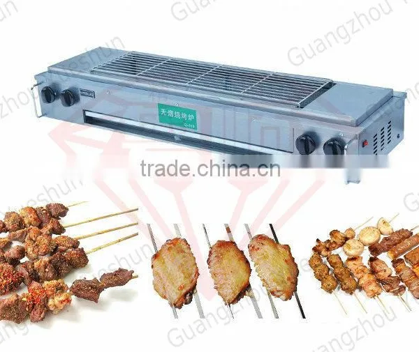 High Quality Commercial Kitchen Gas Barbecue Grill BBQ Machine photo-3
