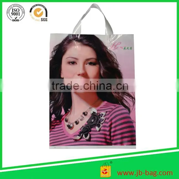 Hand Length Handle Sealing & Handle Apparel Industrial Use Clothing Bag Coloured Frosted photo-6