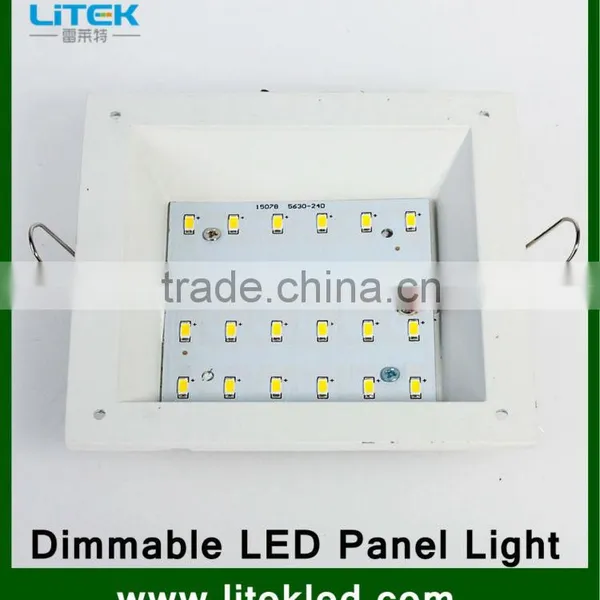 Factory Price High Brightness Square Led Ceiling Panel Light for Office 12w photo-2