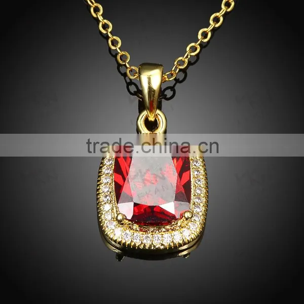 2016 Newest Big Zircon Necklace,gold Plated Necklace,lady Jewelry Necklaces photo-6