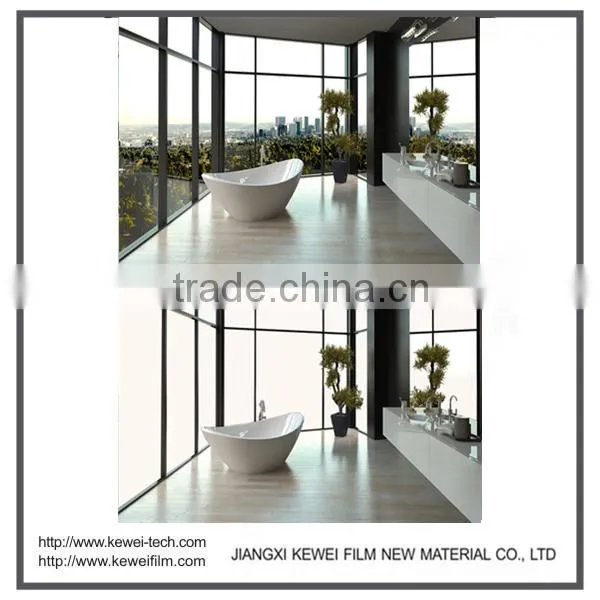 CE Certificated 6+6mm High-clear Smart Glass for Bathroom, SPD Smart Glass