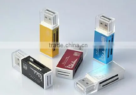 All in One Card Reader Multi in 1 Card Reader SDSDHC,MMCRS-MMC,TFMicroSD,MSMS PROMS DUO,M2 Card Reader photo-3