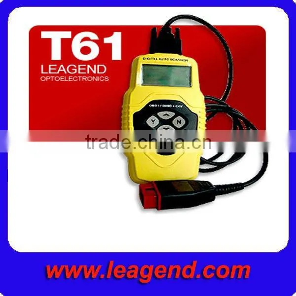 Auto Code Scanner: OBDII Code Reader T61 Yellow, All OBDII Cars