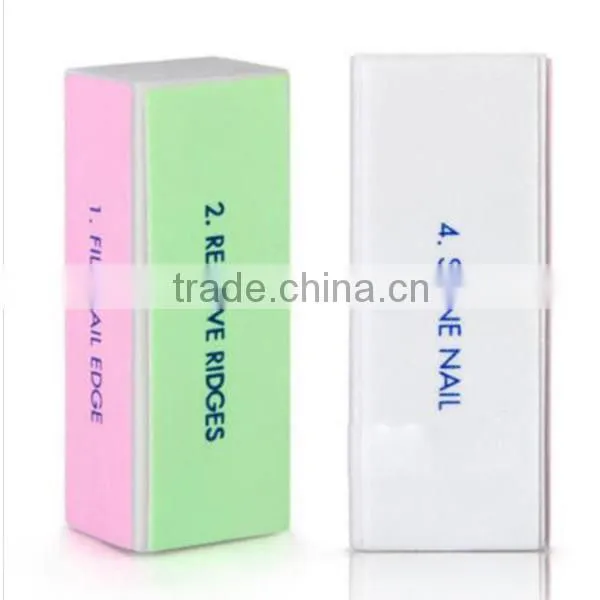 Hot Nail Art Manicure 4 Way Shiner Buffer Buffing Block Sanding File photo-6