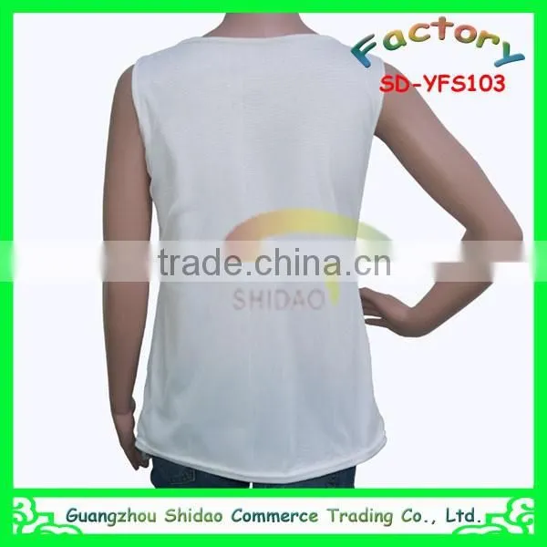 Fashion Polyester Non Woven Organza Mesh High Quality Embroidery Blouses Beads Decoration Blouse photo-3