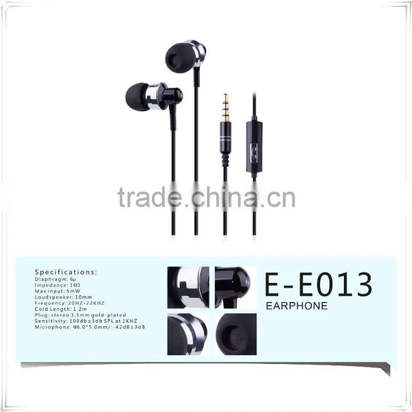 Best Fashion Earphone,metal Earphone,earphone With Mic for Mobile Phone photo-6
