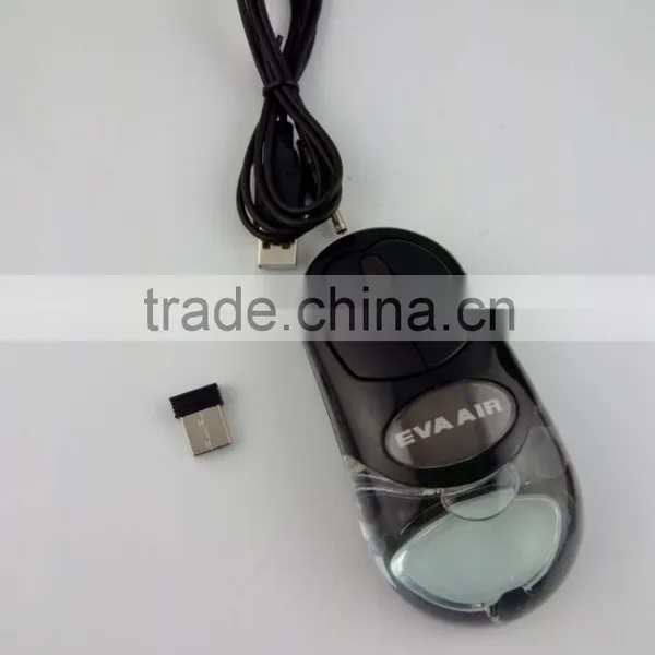 Laptop Gift 2.4G Rechargeable Wireless Liquid Aqua Mouse With Personalized Floater Design photo-3