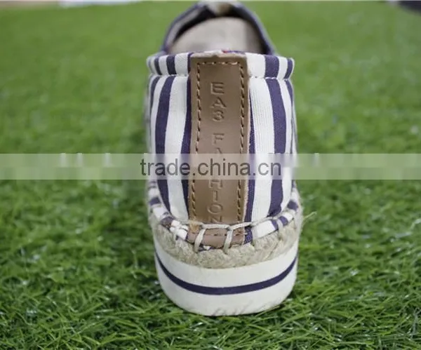Purple Stripes Fashion Women Men Canvas Shoes photo-3