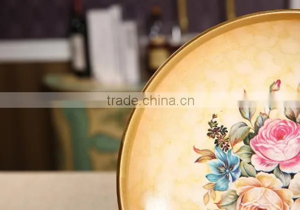 Household Adornment Handicraft Hang Dish Ceramic Furnishing Articles HY1672201 photo-4