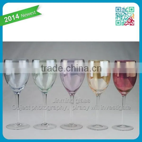 Glassware Drinkware Luster Wine Glass Italian Wine Glasses Long Stem Wine Glass