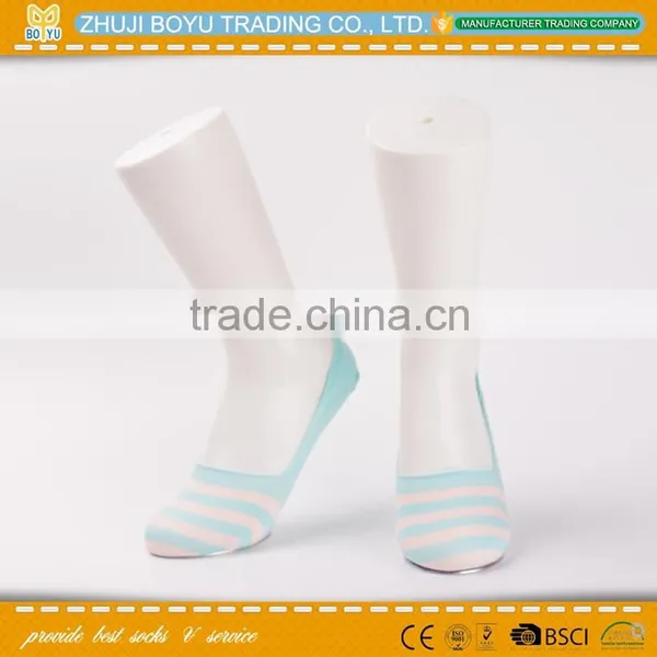 BY-161005 Wholesale Colorful Man Woman Adults Low Cut Boat Sock ; Men and Women Fashion no Show Sock photo-6