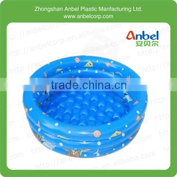 New 30" Tricyclic Inflatable Kids Swimming Bathtub Paddling Ball Pool 3-ring photo-4