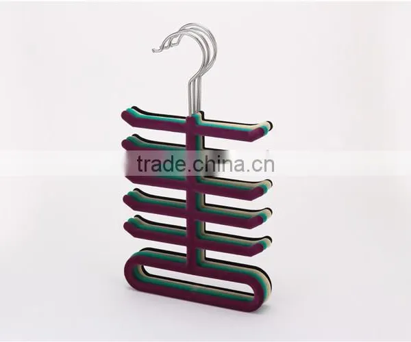 Standby BSCI Velvet Tie Organizers for Men Suit Hanger photo-5