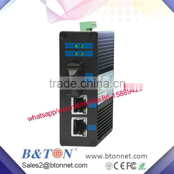 10/100M 1Fiber Port +2RJ45 Industrial Ethernet Switch